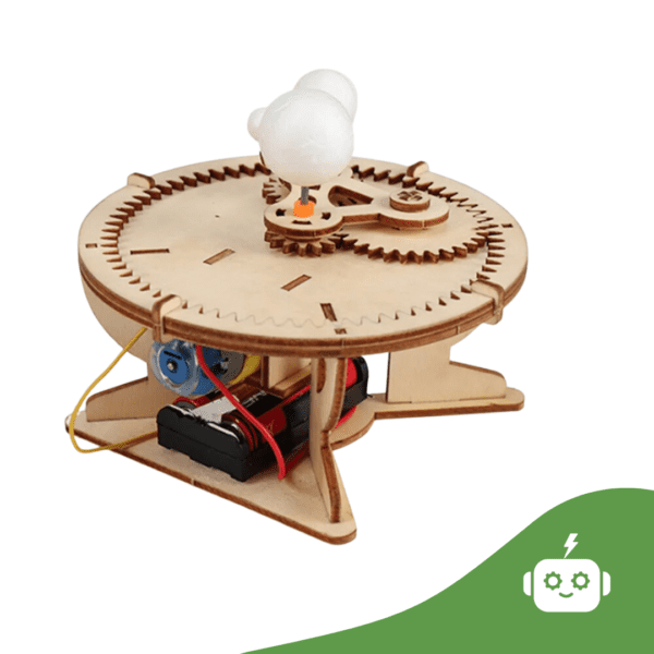 Modelo De Sistema Solar Elétrico Astronomia Sol Terra Lua - Image 4