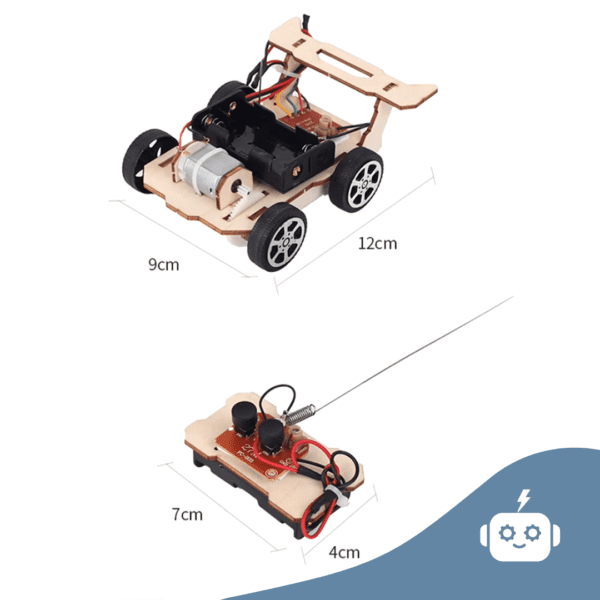 Mini Carro Com Controle, Kit Robótica, Faça Você Mesmo. - Image 2