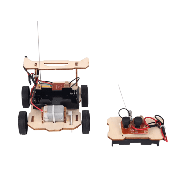 Mini Carro Com Controle, Kit Robótica, Faça Você Mesmo.